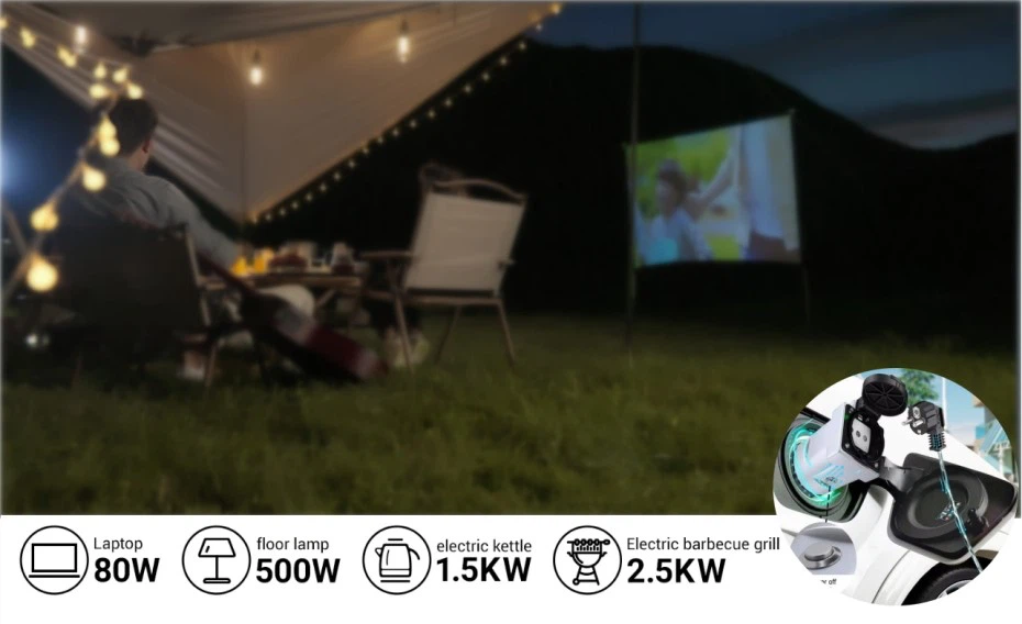 V2L EV Adapter for BYD Atto 3 XPENG G6 XPENG G9 5