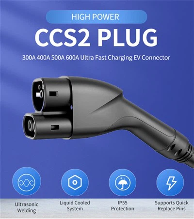 Βύσματα φόρτισης υψηλής ισχύος 500A Ev
